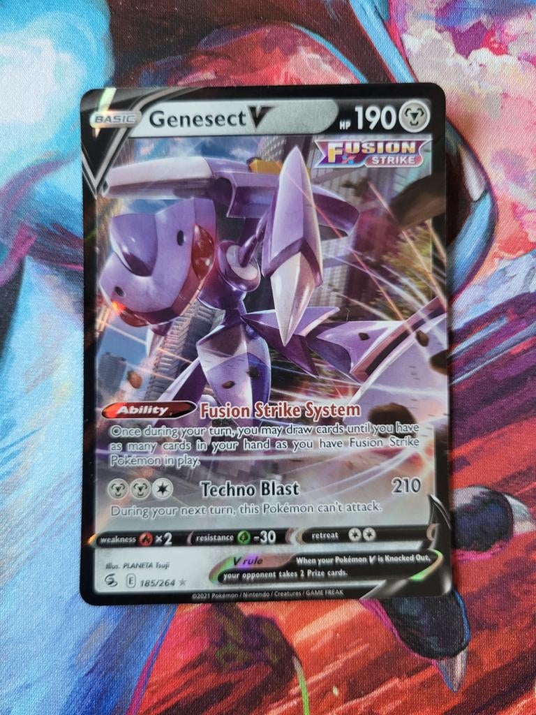Genesect V - Fusion Strike #185/264, Ophalen of Verzenden, Zo goed als nieuw