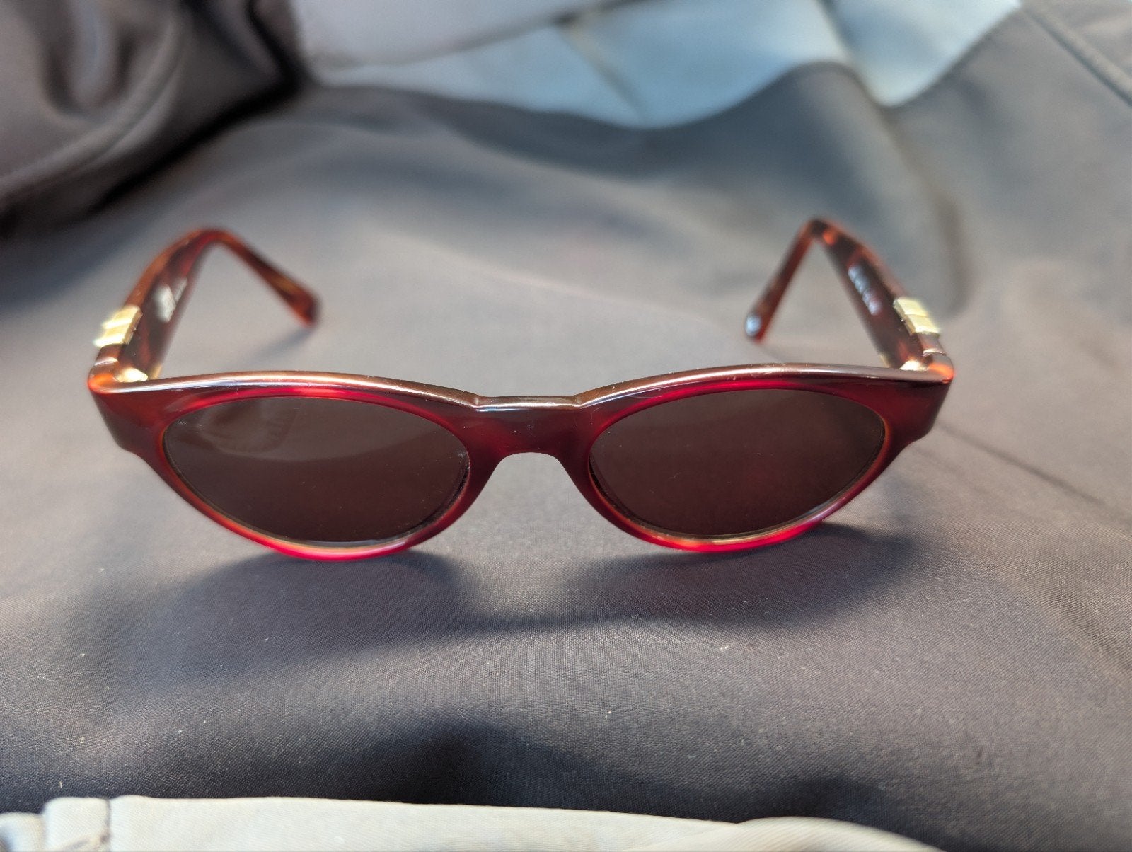 Gianni Versace Zonnebril, Gebruikt, Zonnebril, Bruin, Gianni Versace