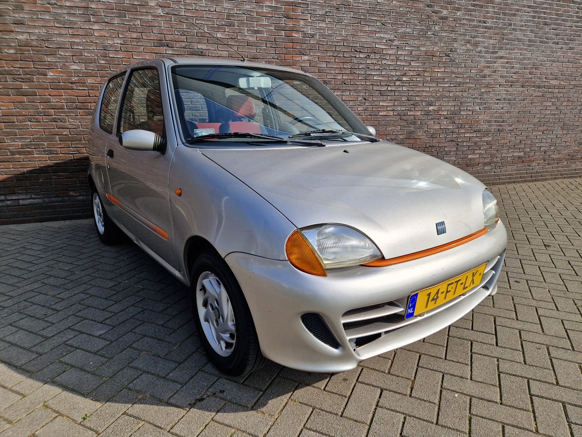 Fiat Seicento 1100 ie Sporting APK 03-'27 stuurbekr radio cd, Stof, Origineel Nederlands, Handgeschakeld, 710 kg