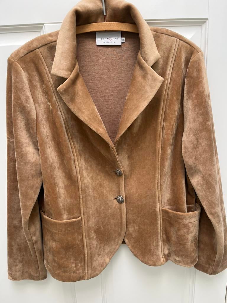 Helena Hart jasje maat xxl, Bruin, Maat 46/48 (XL) of groter, Ophalen of Verzenden, Zo goed als nieuw