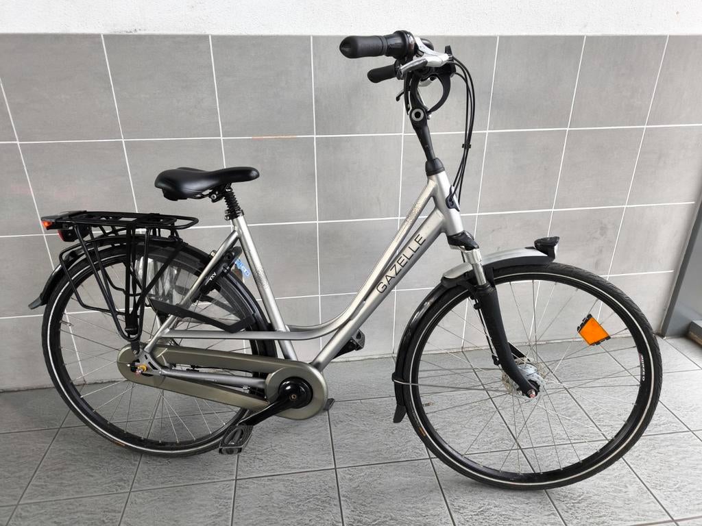 Gazelle Paris C7 Damesfiets - Zeer Nette Staat, Velgrem, Versnellingen, Ophalen of Verzenden, Zo goed als nieuw