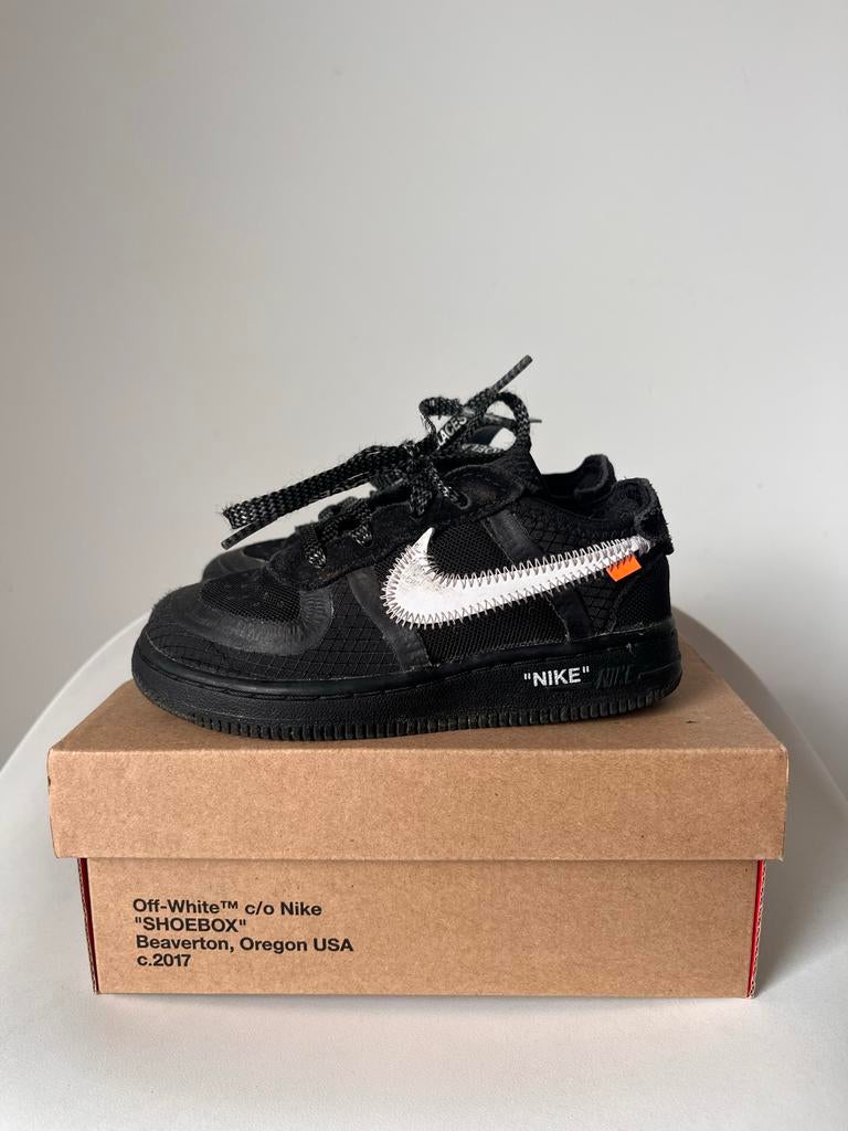 Nike Air Force 1 Off-White Kinder Sneaker Maat 26, Ophalen of Verzenden, Gebruikt, Jongetje of Meisje, Schoentjes