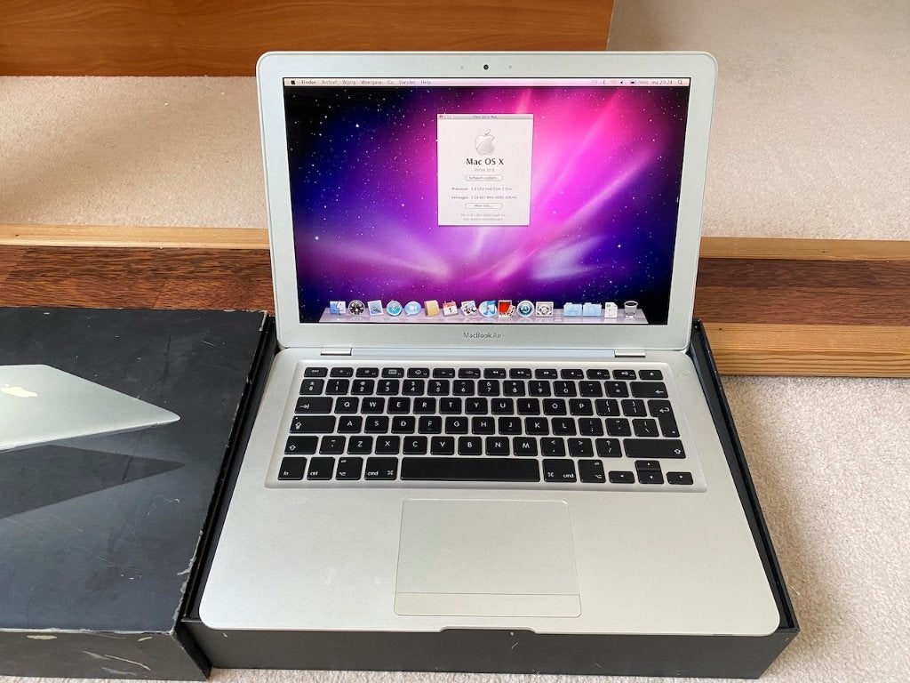 MacBook Air 2008 eerste generatie, Computers en Software, Apple Macbooks, Gebruikt, 13 inch, Minder dan 2 Ghz, Ophalen of Verzenden