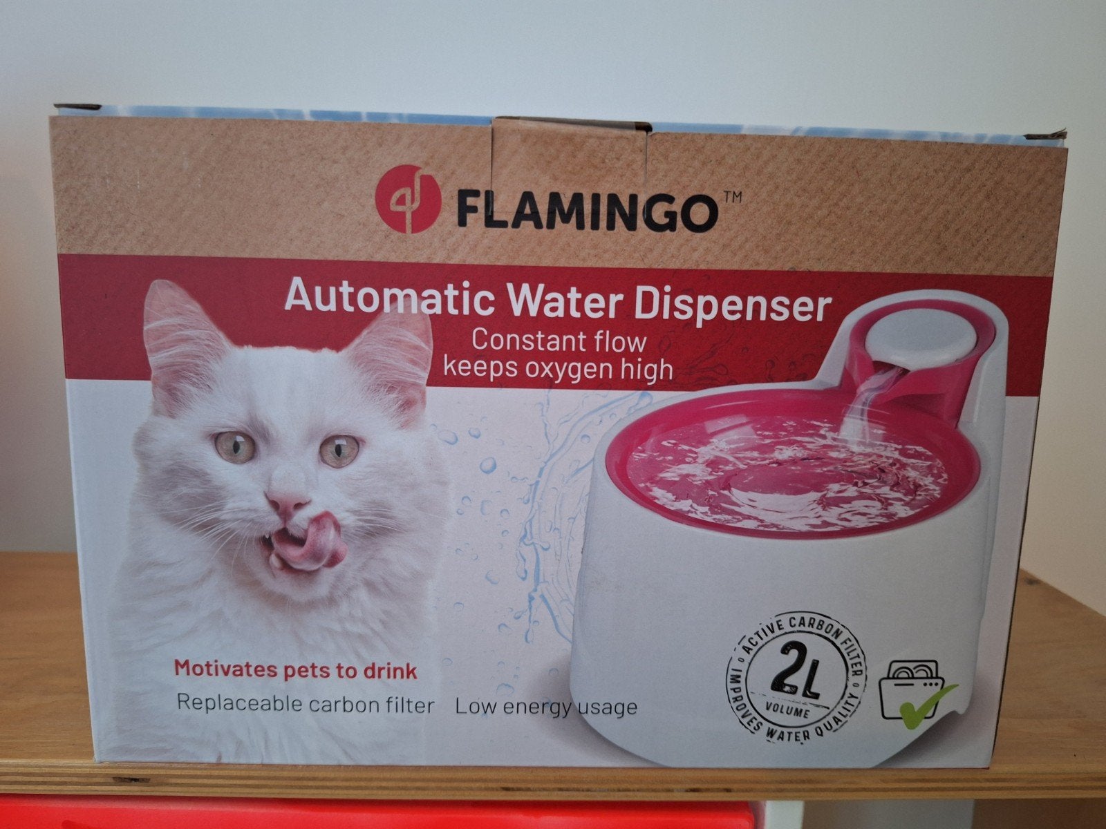 Flamingo Bellagio drinkfontein - Nieuw in doos, Dieren en Toebehoren, Ophalen of Verzenden, Automatisch, Nieuw