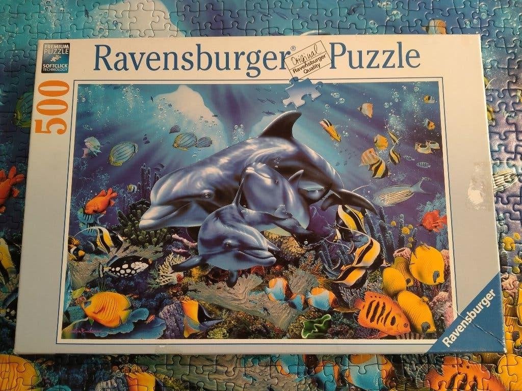 Puzzel Ravensburger, Ophalen of Verzenden, 500 t/m 1500 stukjes, Gebruikt, Legpuzzel