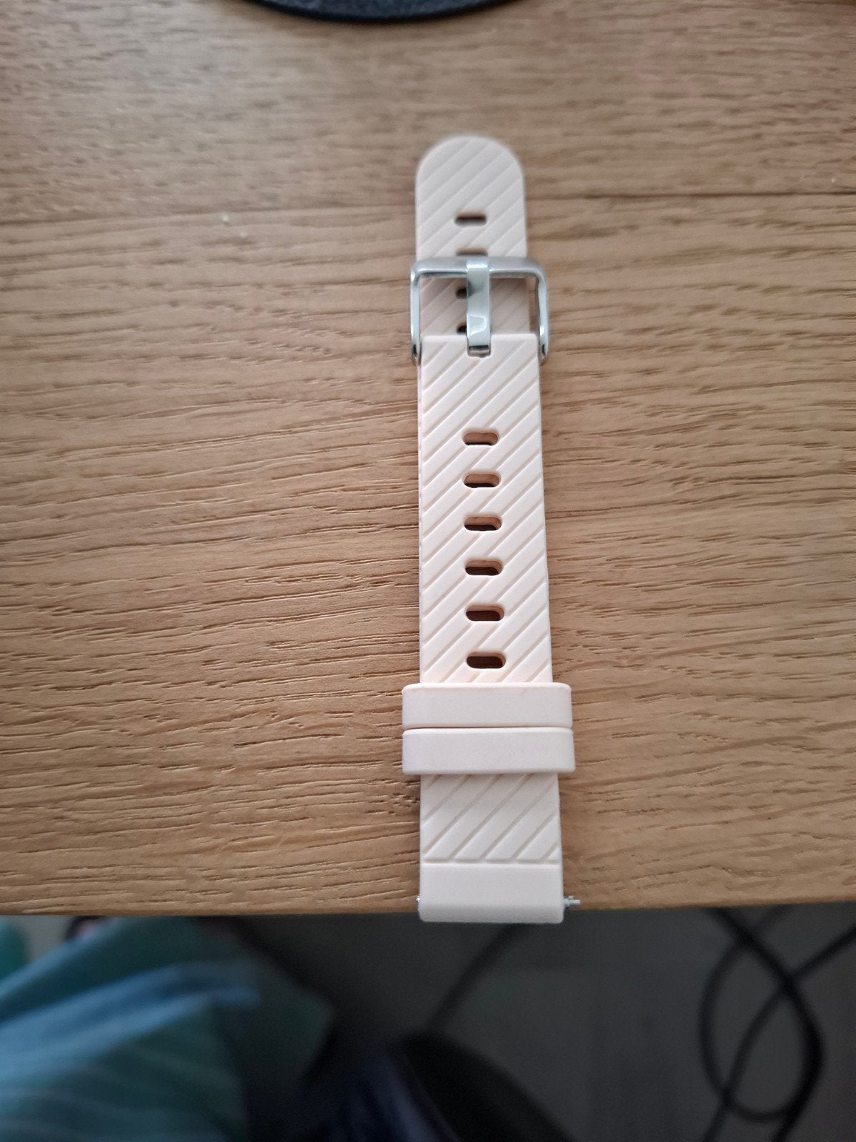 Horlogebandje 16 mm, Zwart, Nieuw, Android, Annefit