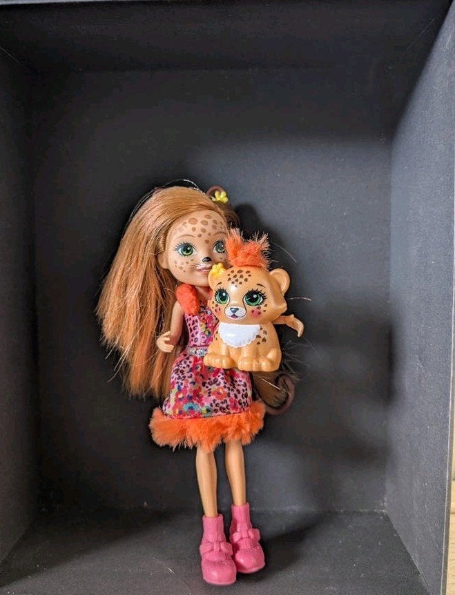 Enchantimals Cherich Cheetah, Ophalen of Verzenden, Zo goed als nieuw, Overige typen