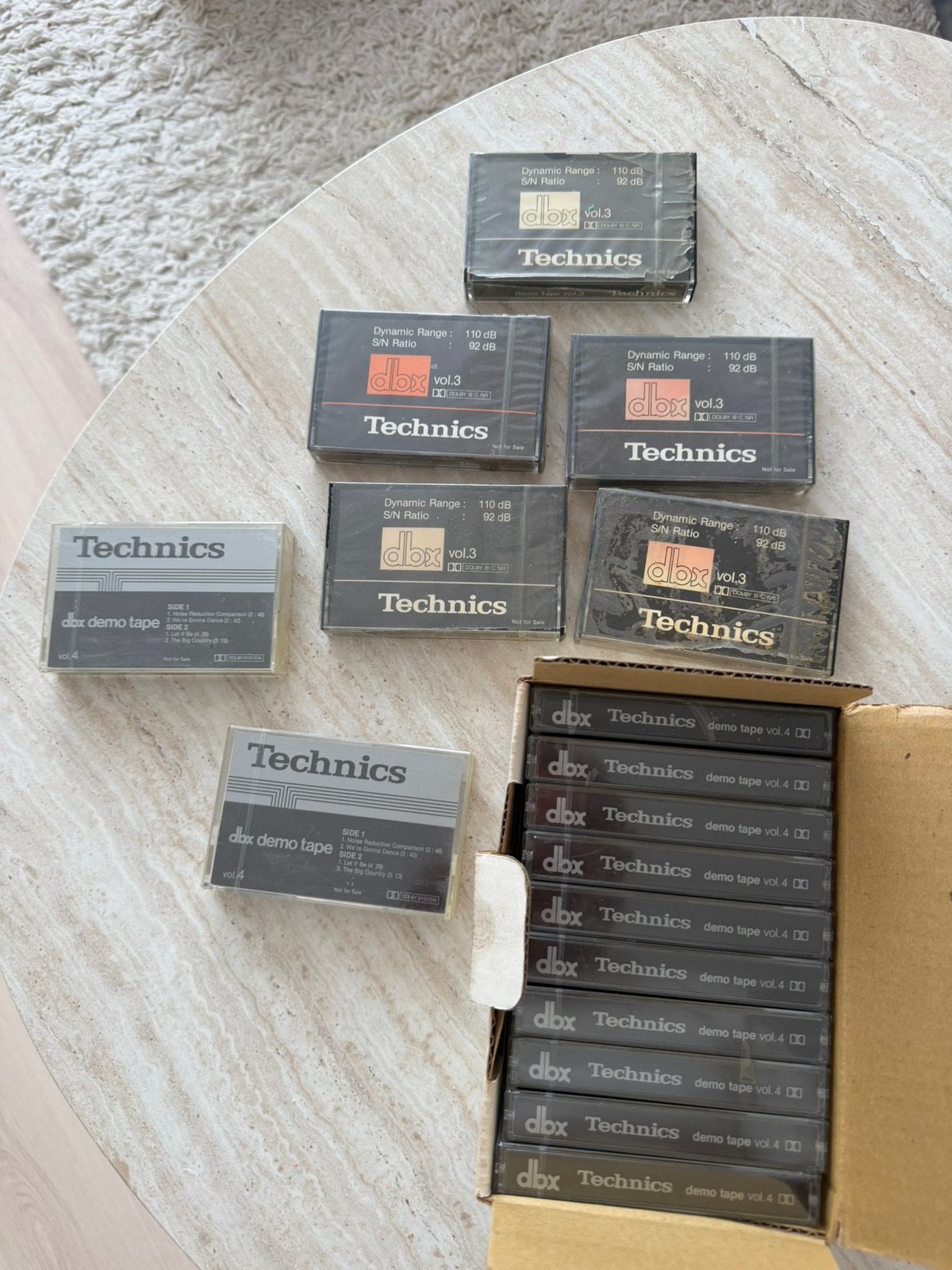 17 stuks Technics DBX cassettebandjes nieuw in Seal, 2 t/m 25 bandjes, Overige genres, Ophalen of Verzenden, Nieuw in verpakking