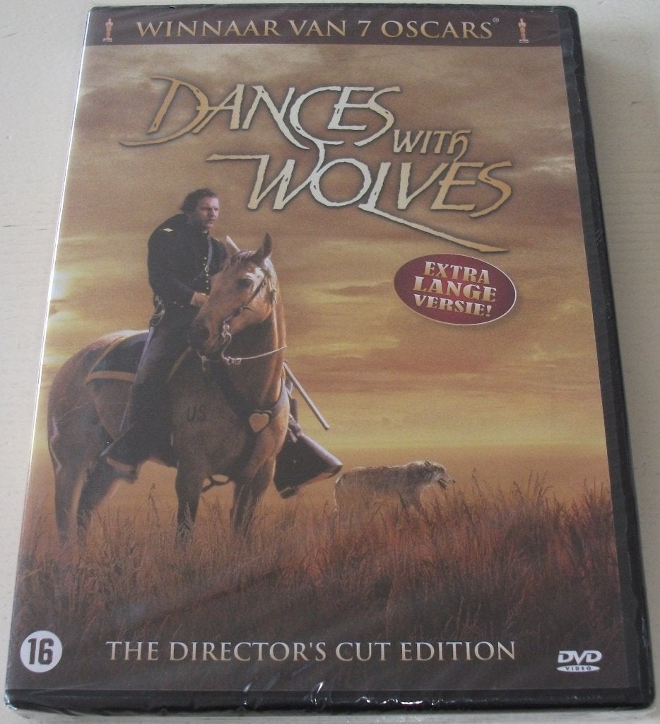 Dvd *** DANCES WITH WOLVES *** Director's Cut *NIEUW*, Engels, Vanaf 16 jaar, Speciale editie, Nederlands