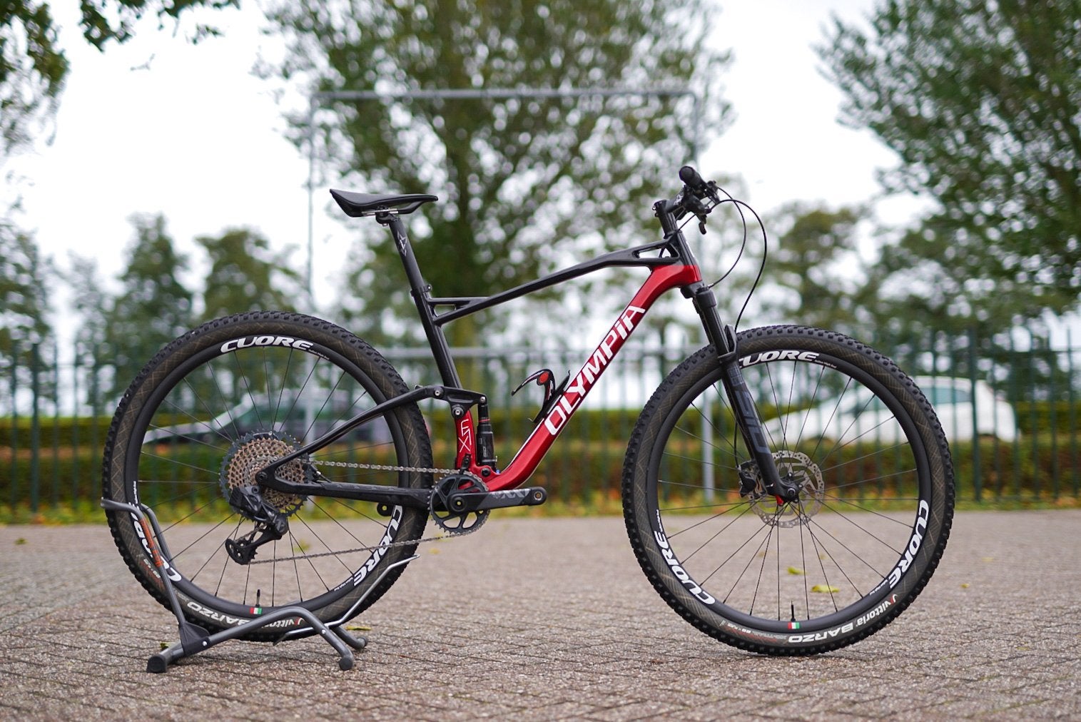 Olympia F1X Sram XX1 Cuore carbon fully, Fietsen en Brommers, Fully, Olympia, Ophalen of Verzenden, Zo goed als nieuw