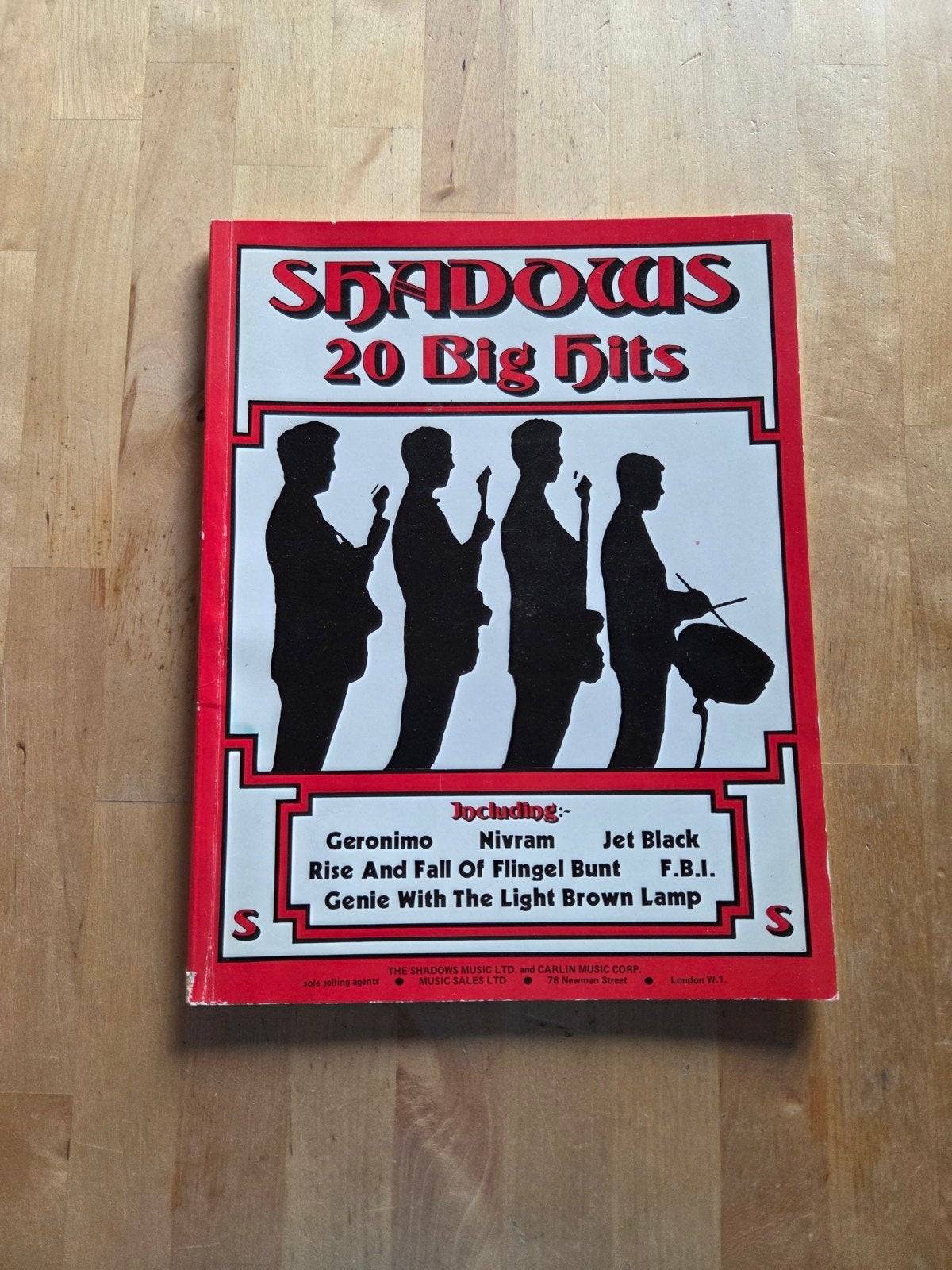 The Shadows - 20 Big Hits bladmuziek (goede staat), Verzenden, Artiest of Componist, Populair, Gitaar