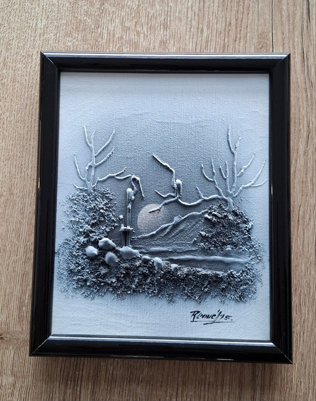 Uniek 3D Schilderij - 25x21 cm, Ophalen