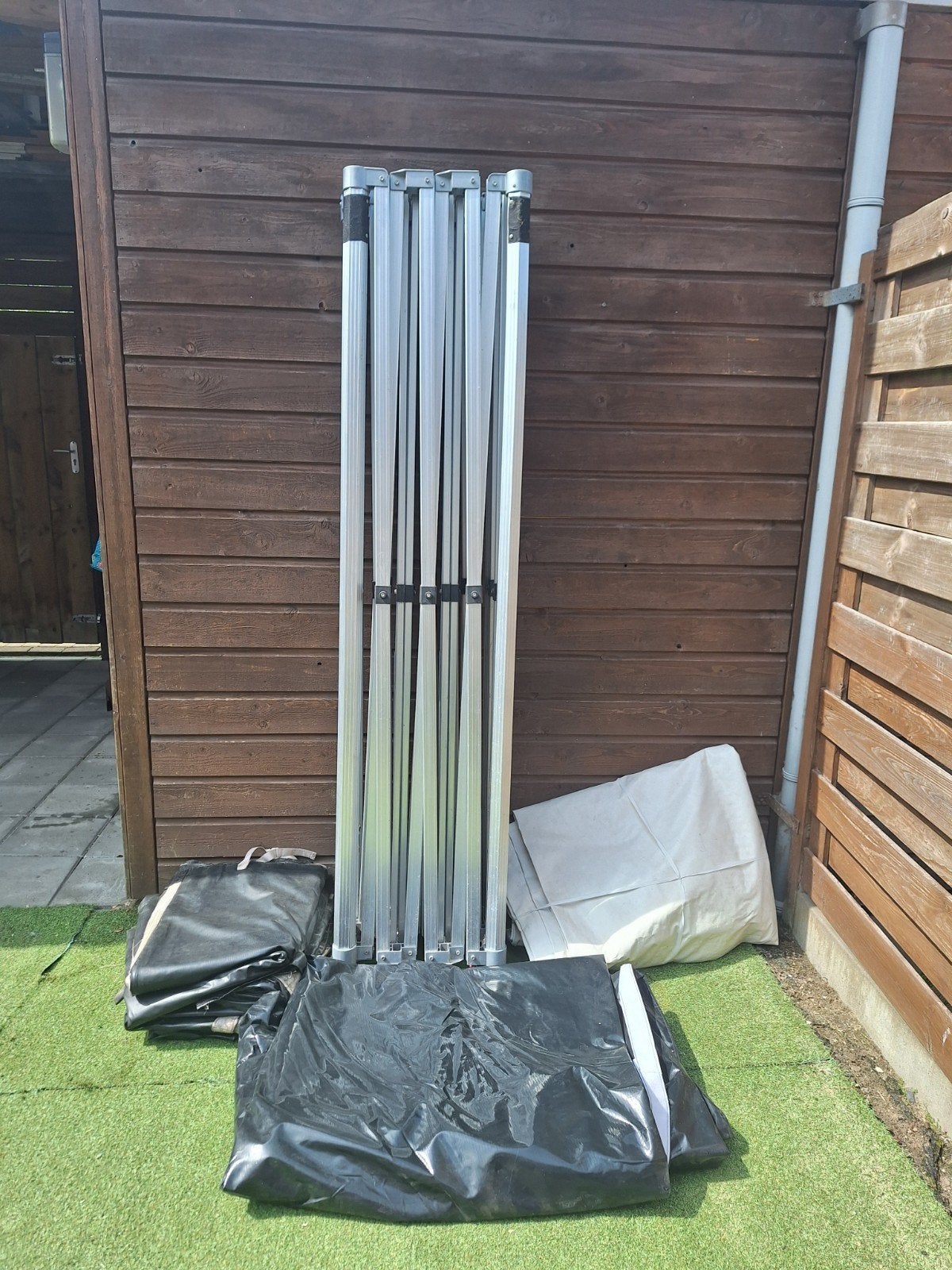 4x6 m Easy up partytent PVC, PROFESSIONAL alu 50 mm, Ophalen