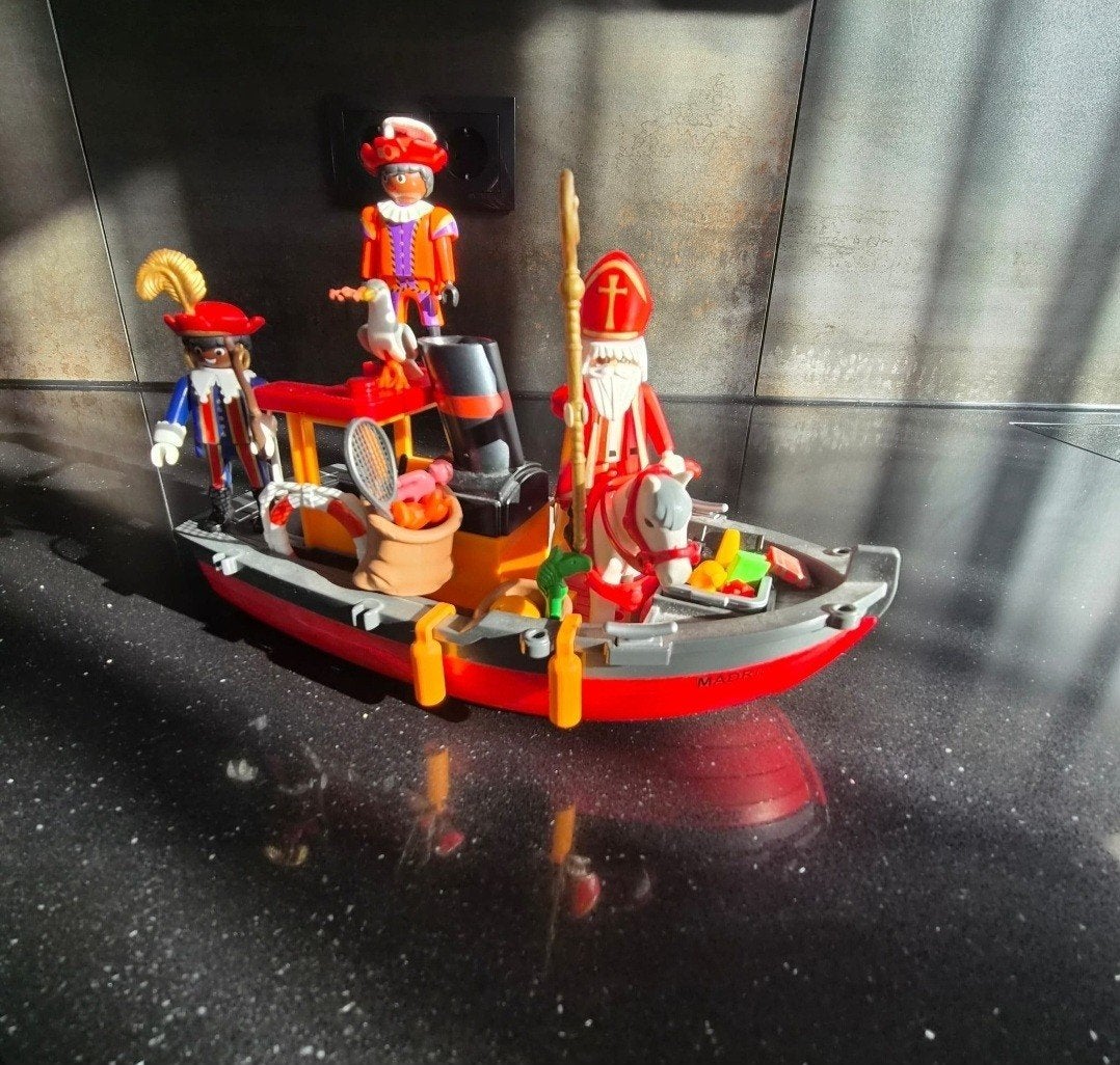 Playmobil Stoomboot van Sinterklaas 5206, Ophalen of Verzenden, Zo goed als nieuw, Jongen of Meisje