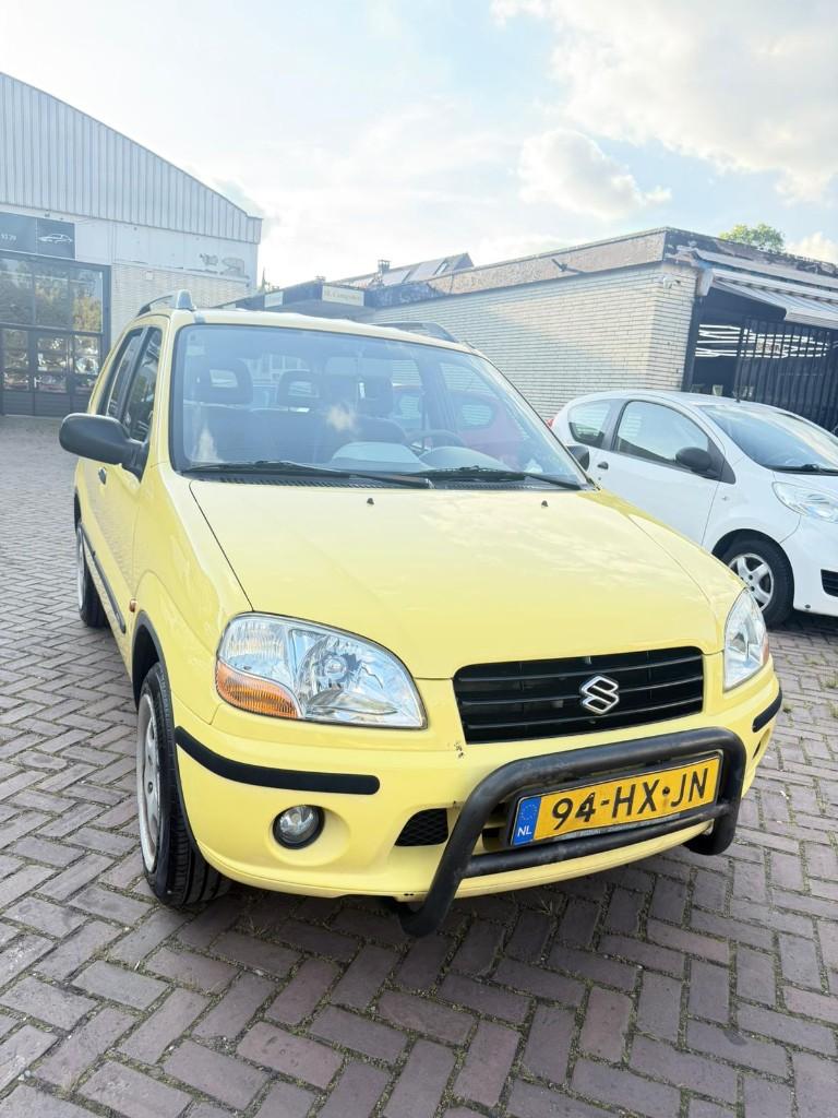 Suzuki Ignis 1.3 GL 2002 Geel met niuwe apk, Voorwielaandrijving, 83 pk, Stof, 31 €/maand