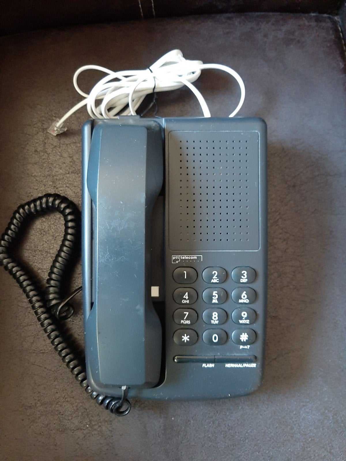 Retro PTT telefoon model Bordeaux - zwart, Ophalen of Verzenden, Gebruikt