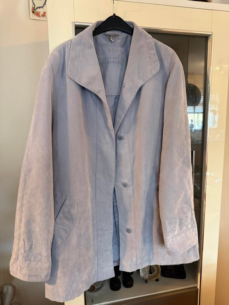 Jas maat 40 Summer Style grijs lila, Kleding | Dames, Jassen | Zomer, Ophalen of Verzenden, Zo goed als nieuw, Maat 38/40 (M)