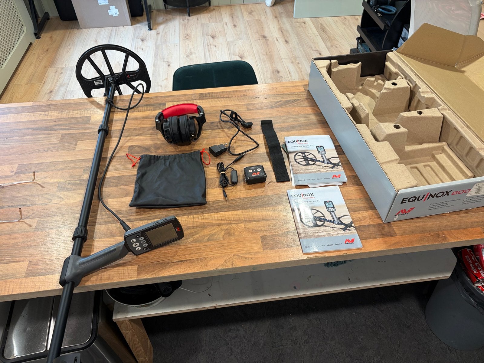 Minelab Equinox 800 Metaaldetector - Zo goed als nieuw