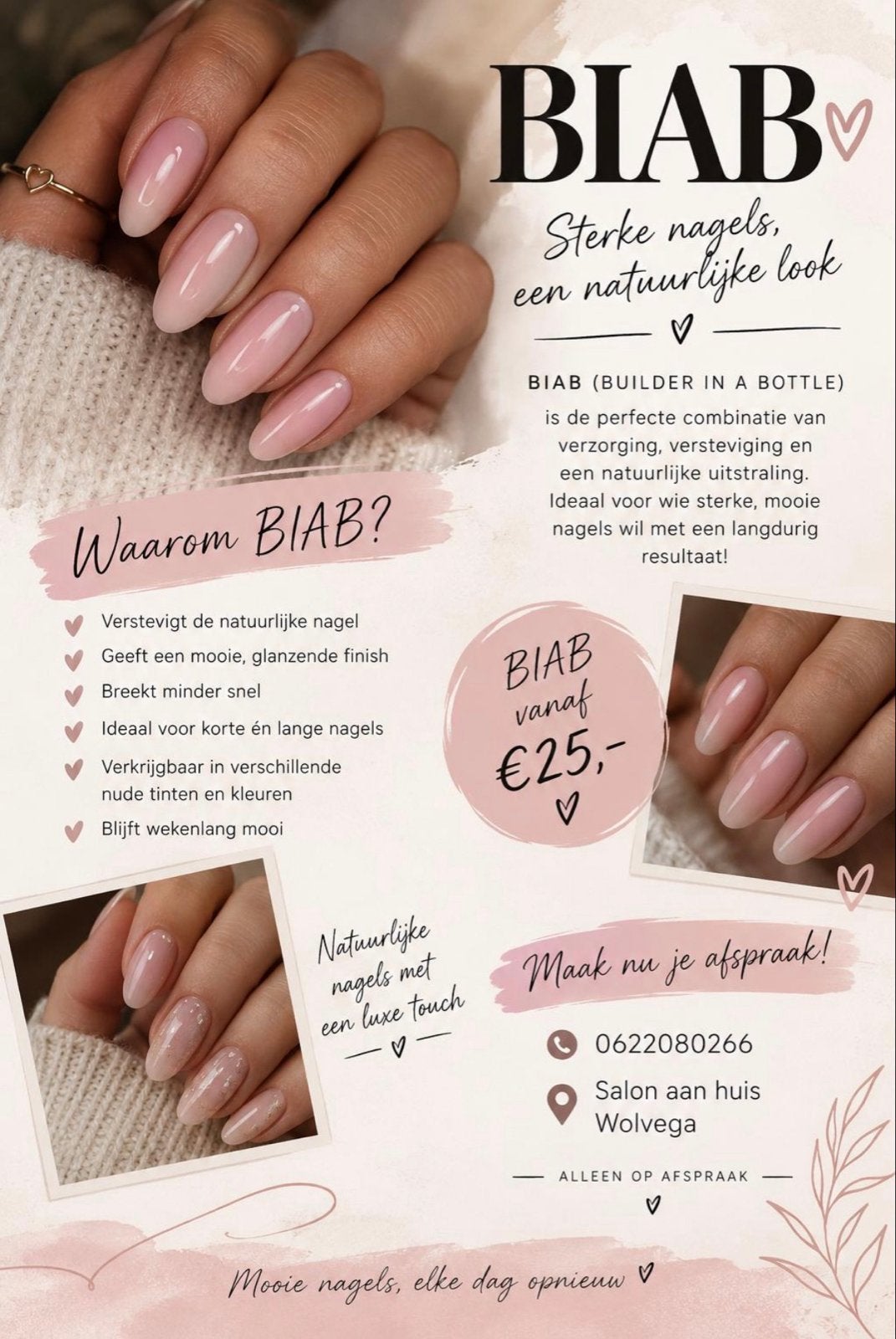 Biab, Ophalen, Nieuw