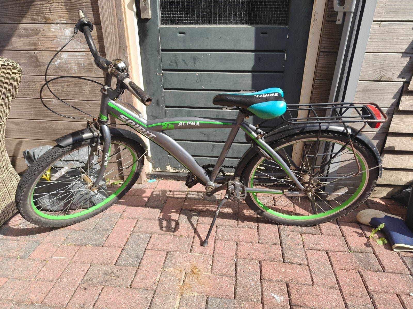 24 inch jongensfiets, Ophalen, Terugtraprem, Versnellingen, Spirit