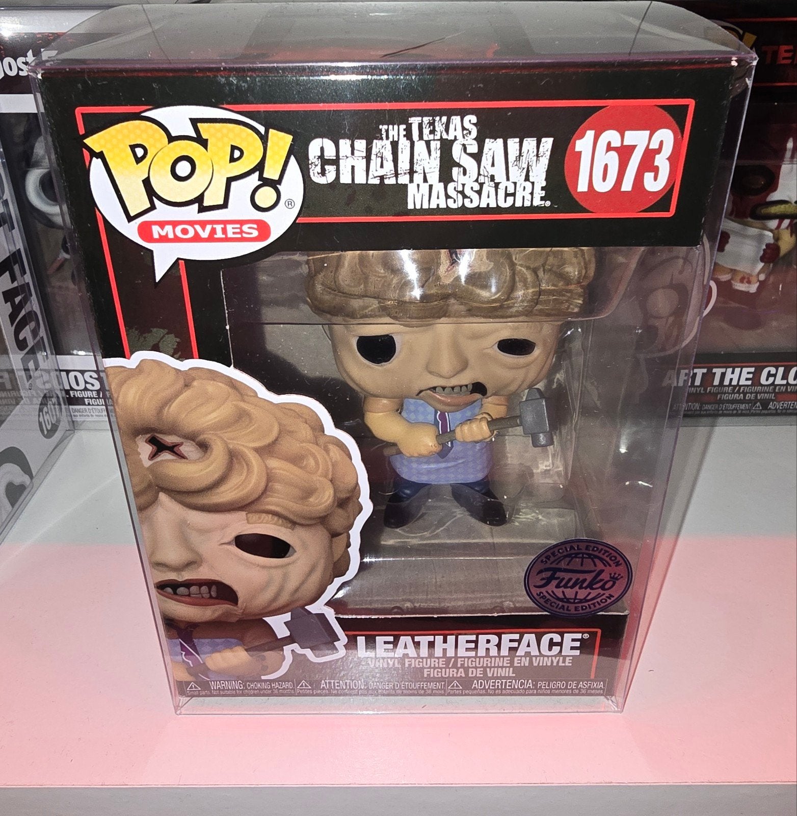 Funko Pop! 1673 Leatherface (The Texas Chain Saw) SE, Ophalen of Verzenden, Nieuw