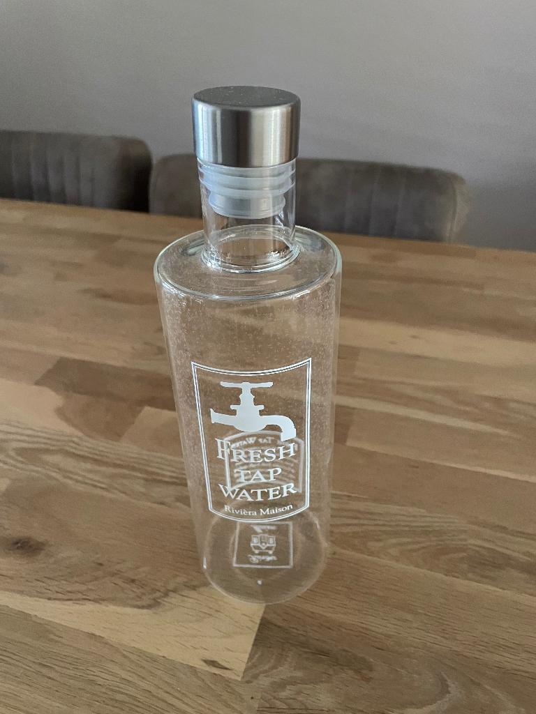 RM waterfles riviera maison, Ophalen, Nieuw, Riviera Maison, Glas