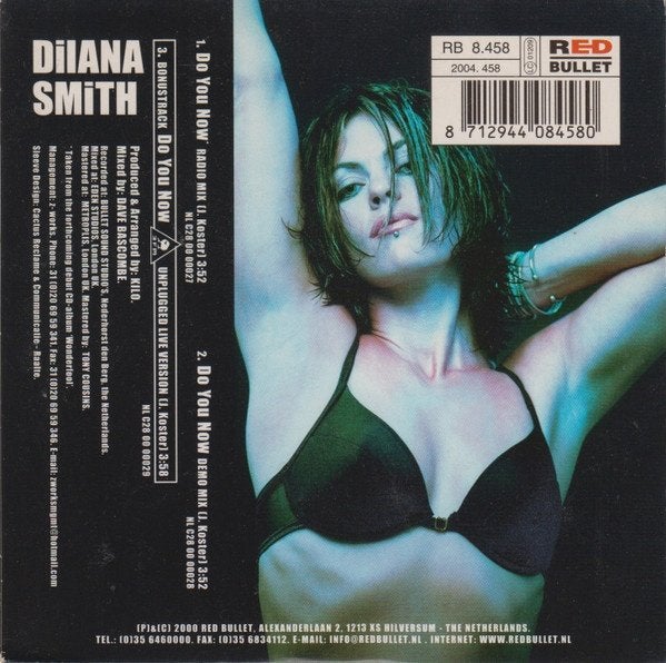 DILANA SMITH CD SINGLE DO YOU NOW, Cd's en Dvd's, Ophalen of Verzenden, Zo goed als nieuw, Pop