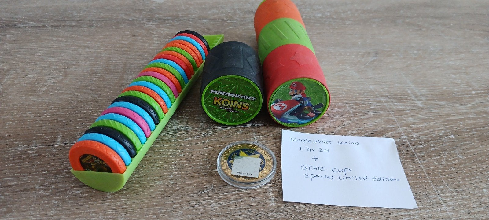 Mario Kart Koins + Special Limited Edition Star Cup, Plus, Ophalen of Verzenden