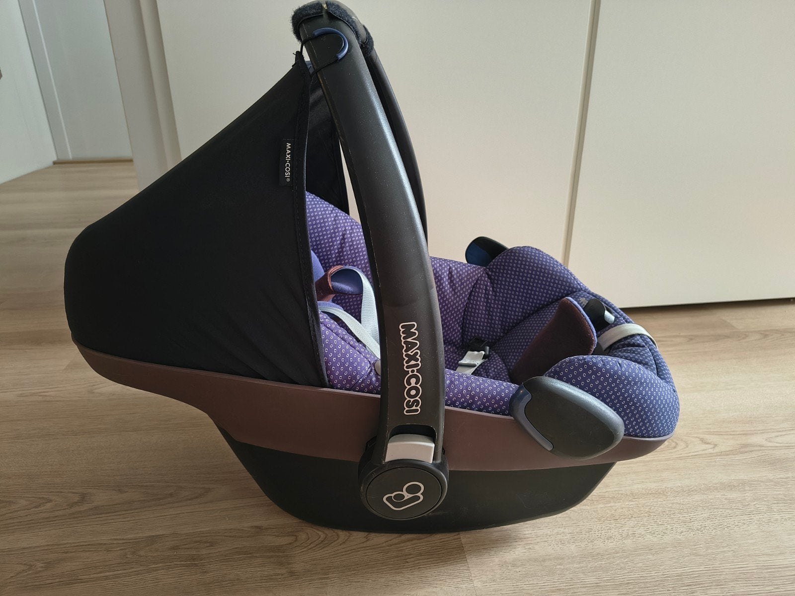 Maxi-Cosi Pebble autostoel, Ophalen, Autogordel of Isofix, Gebruikt, 0 t/m 13 kg