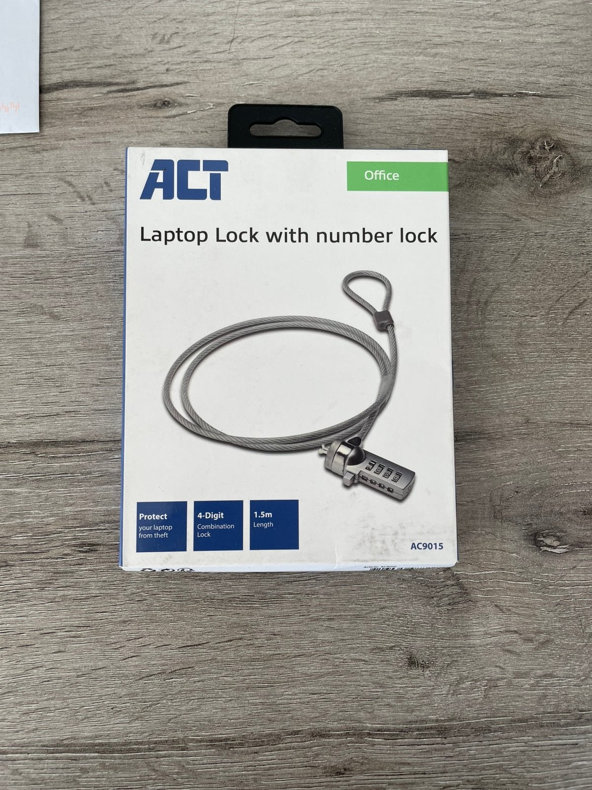Act laptop lock, Ophalen, Zo goed als nieuw