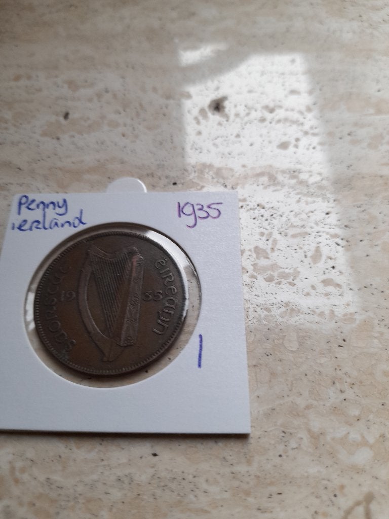 Penny 1935 Ierland, Ophalen of Verzenden, Overige landen, Losse munt