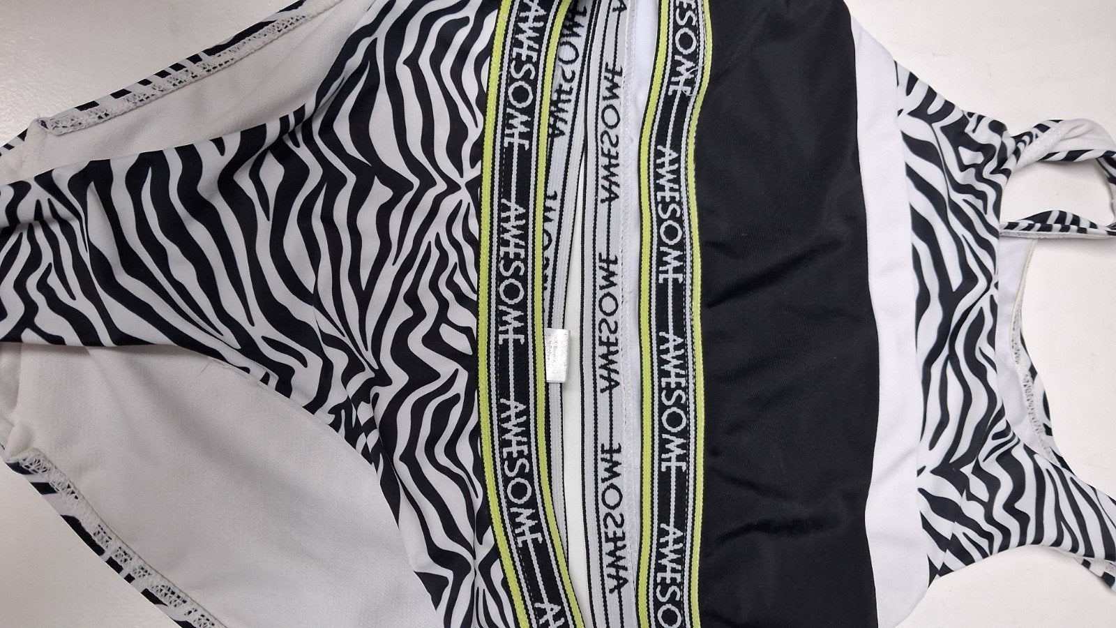 Zebraprint Badpak Maat 146/152 - Kids Beach Wear, Kinderen en Baby's, Kinderkleding | Kinder-zwemkleding, Gebruikt, Badpak, Ophalen of Verzenden