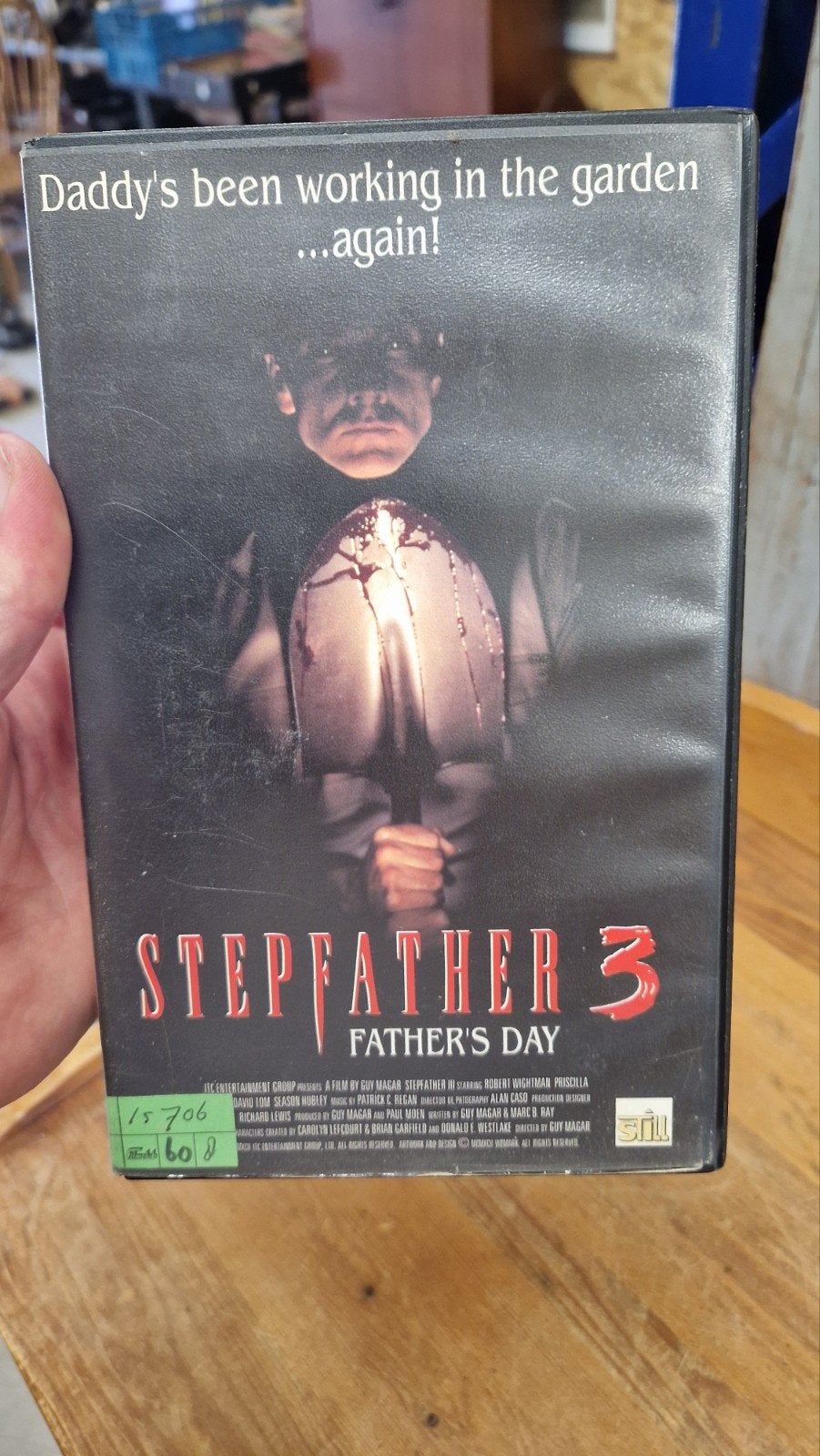 Stepfather 3 ex rental vhs horror 1992, Vanaf 16 jaar, Ophalen of Verzenden, Zo goed als nieuw, Horror
