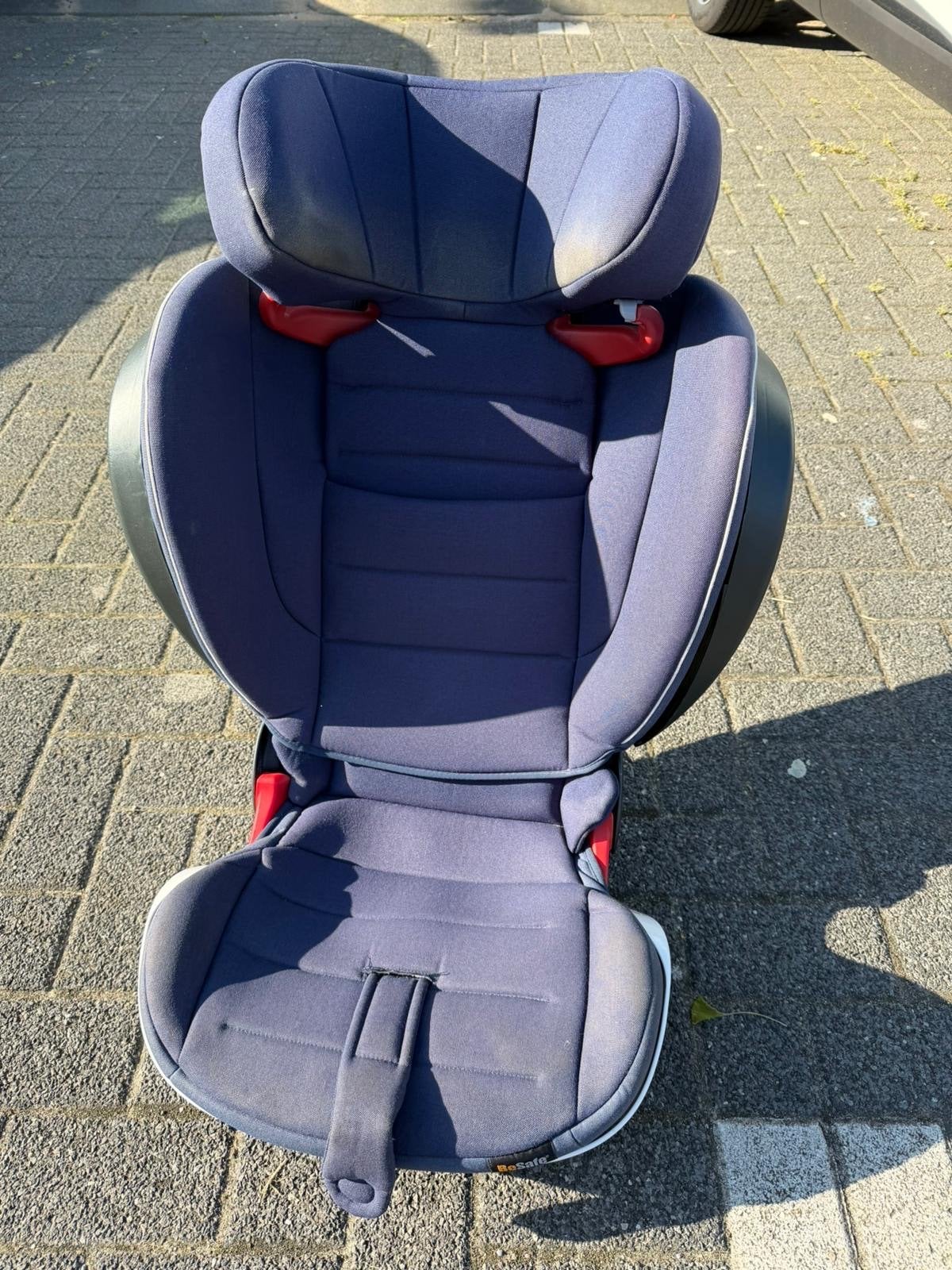 BeSafe iZi Flex FIX i-Size autostoel - Blauw, Overige merken, Autogordel of Isofix, Gebruikt, 15 t/m 36 kg