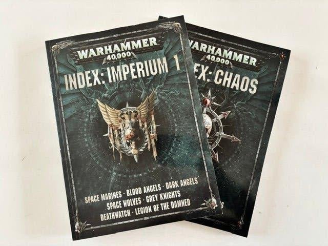 Warhammer 40K : Index Imperium 1 + Chaos, Hobby en Vrije tijd, Ophalen of Verzenden, Gebruikt, Warhammer, Boek of Catalogus