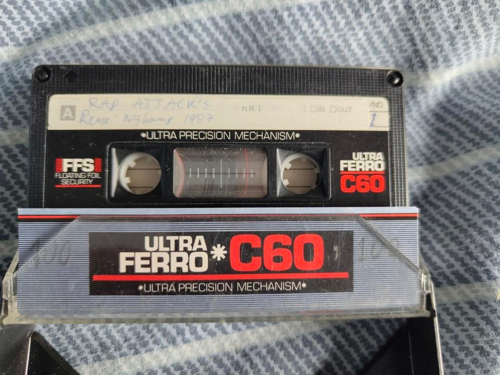 Philips Ultra Ferro C60 Cassettebandje - Rap Attack's 1987, Cd's en Dvd's, Cassettebandjes, Gebruikt, 1 bandje, Ophalen of Verzenden