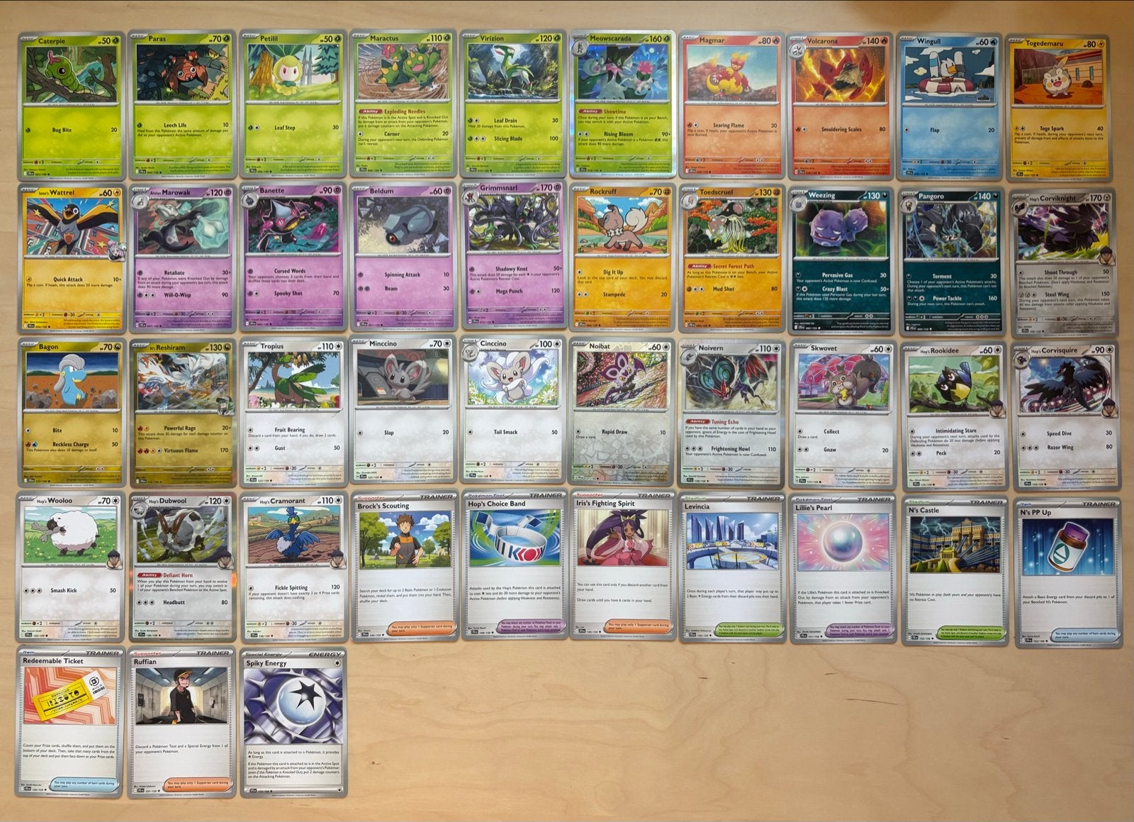 Pokémon kaarten Journey Together, Ophalen, Zo goed als nieuw, Meerdere kaarten