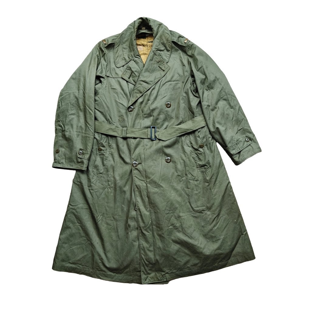 WWII US Officers OD Overcoat 2nd Lieutenant, Verzamelen, Ophalen of Verzenden, Amerika, Embleem of Badge