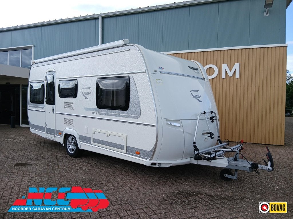 Fendt Bianco Selection 465 TG, Caravans en Kamperen, Standaardzit, Schokbreker, Fendt, 5 tot 6 meter