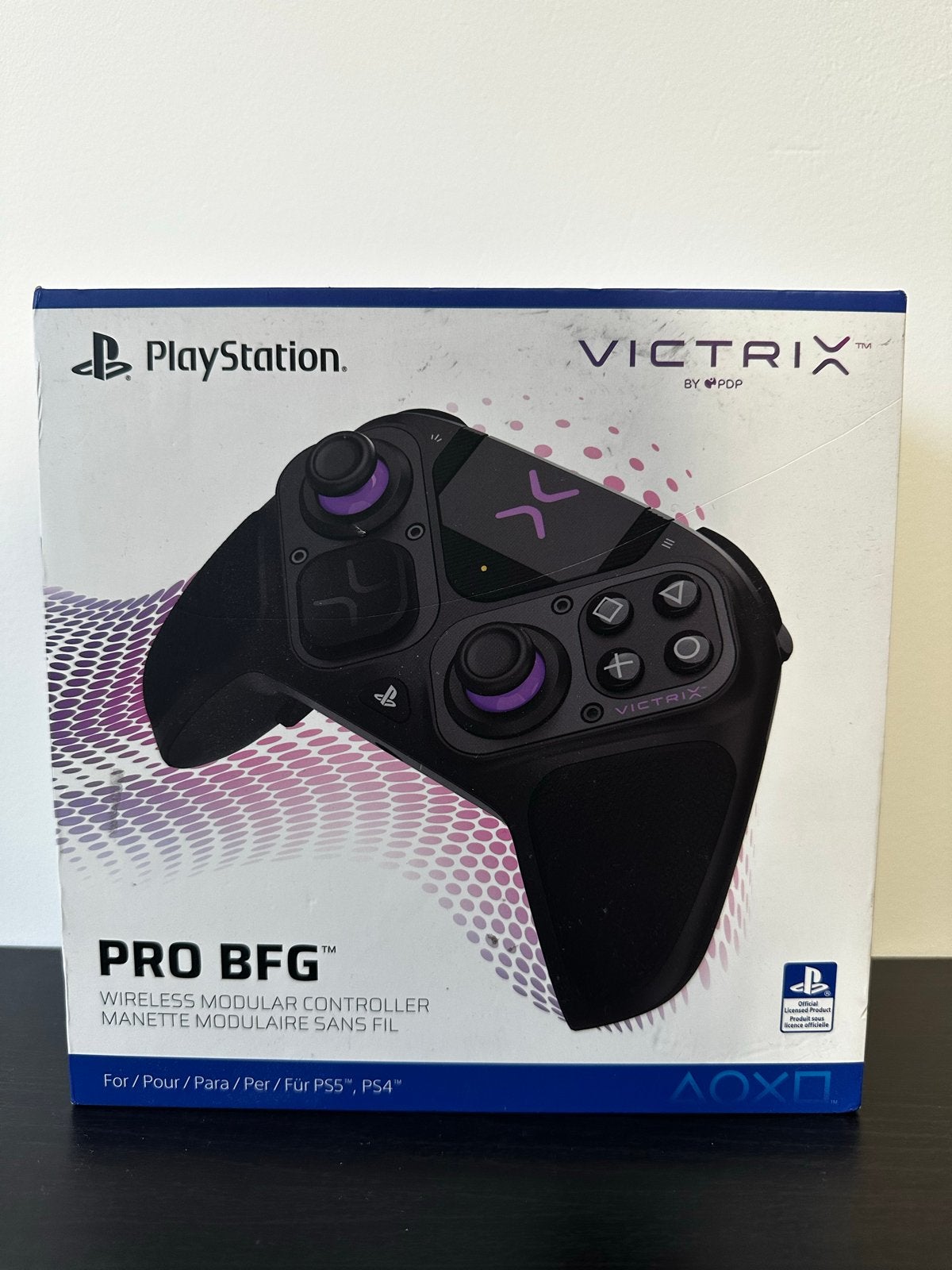 Victrix pro BFG zwart PS5, PS4, PC., Spelcomputers en Games, Gebruikt, PlayStation 4, Ophalen of Verzenden, Controller