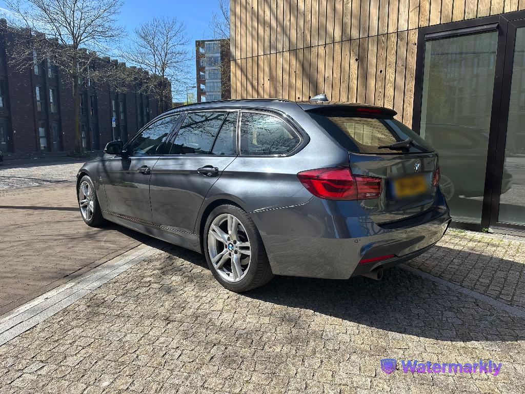 BMW 3-Serie High Executive M-Sport 2019 18'' AUT LED H.K., Automaat, Lichtsensor, 1465 kg, Stationwagon