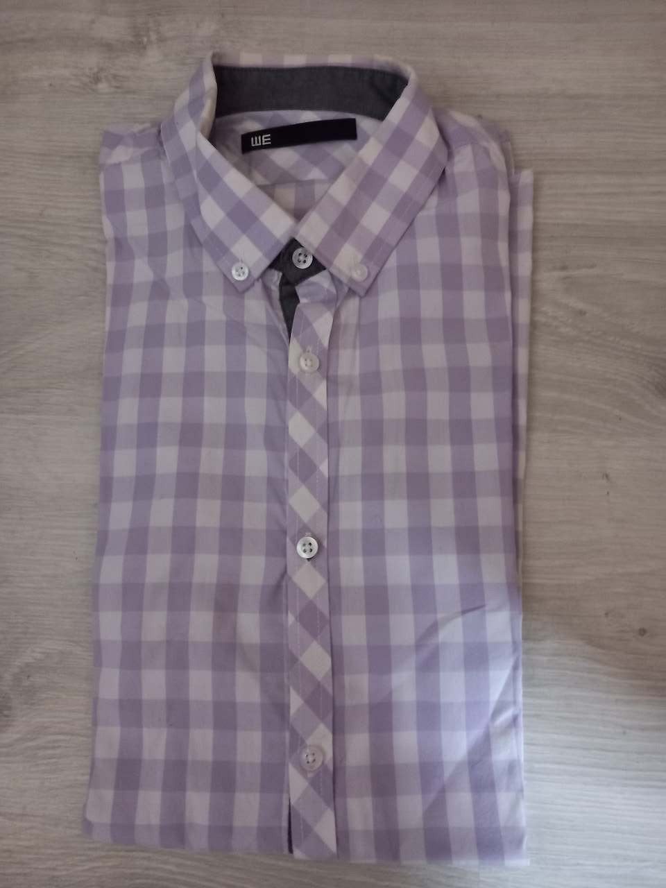 Geblokt overhemd mt M (Nijmegen oost), Overige kleuren, Gedragen, WE Fashion, Halswijdte 39/40 (M)
