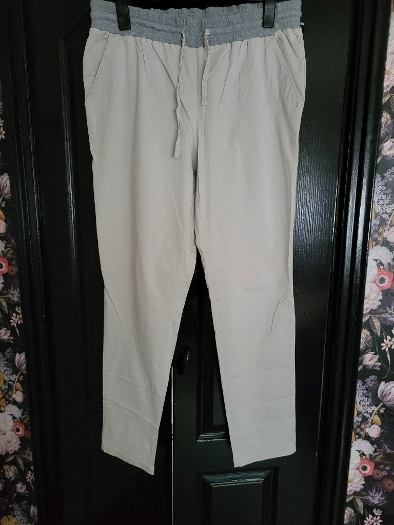 Broek chino ulla popken maat 44, Beige, Maat 42/44 (L), Ulla Popken, Ophalen of Verzenden