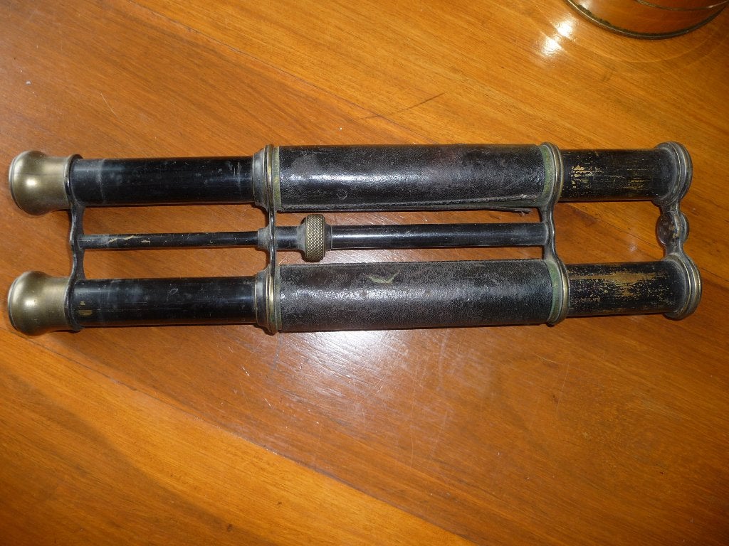 Dubbele uitschuifbare verrekijker  37 cm lang, Ophalen of Verzenden
