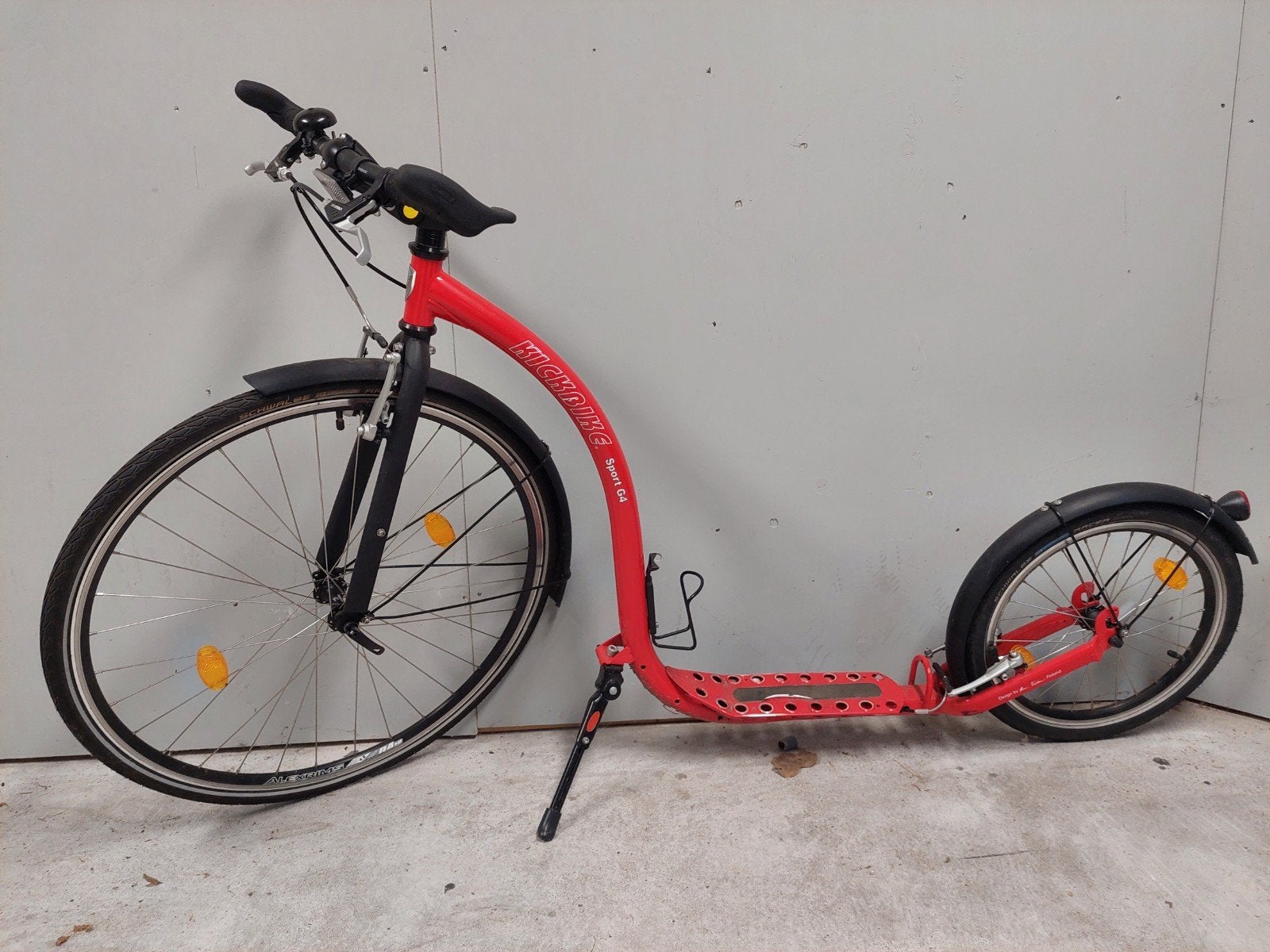 Kickbike Sport G4 step - Rood, Fietsen en Brommers, Steps, Ophalen, Gebruikt, Kickbike, Kickbike
