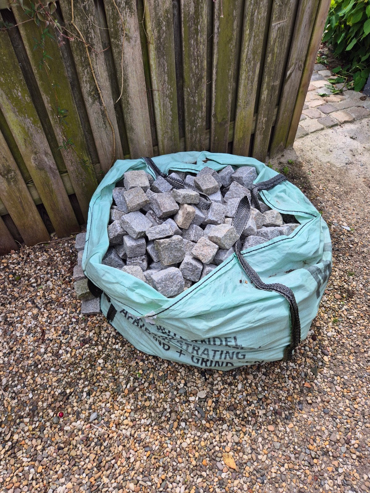Kinderkoppen halve big bag! 65 euro!, Ophalen, Gebruikt, Graniet, Kei
