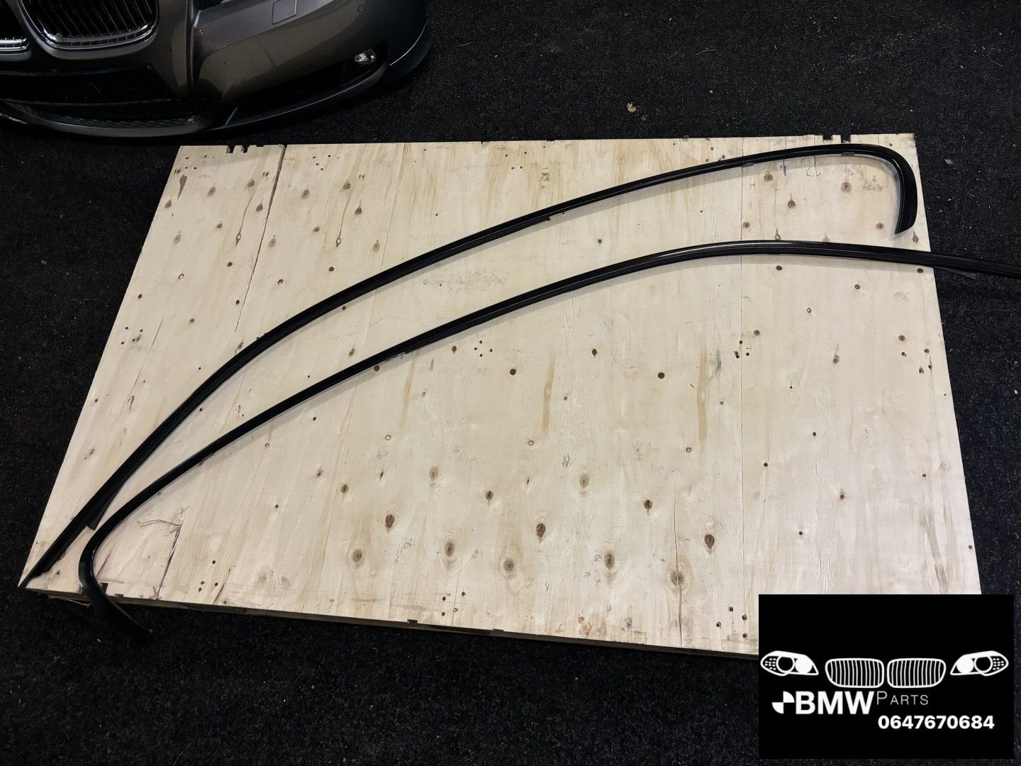 Set raamlijsten hoogglanszwart Bmw 1-Serie E81, Auto-onderdelen, Carrosserie en Plaatwerk, Ophalen, Gebruikt, -, -