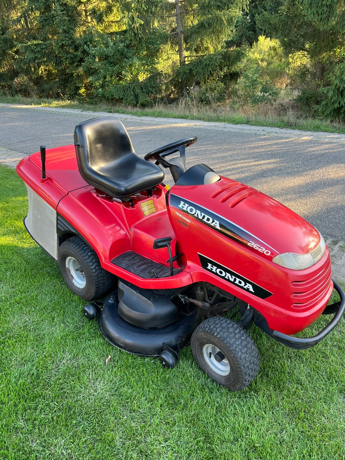 Honda HF2620 HME zitmaaier topstaat!, Tuin en Terras, Ophalen, Gebruikt, Elektrische starter, 120 cm of meer