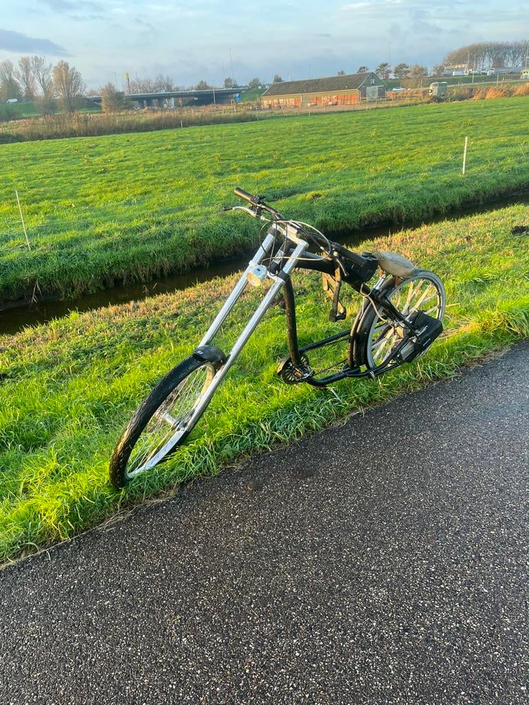 Chopper fiets met spartamet blok, Fietsen en Brommers, Ophalen of Verzenden, Zo goed als nieuw, Minder dan 10 versnellingen, Overige merken