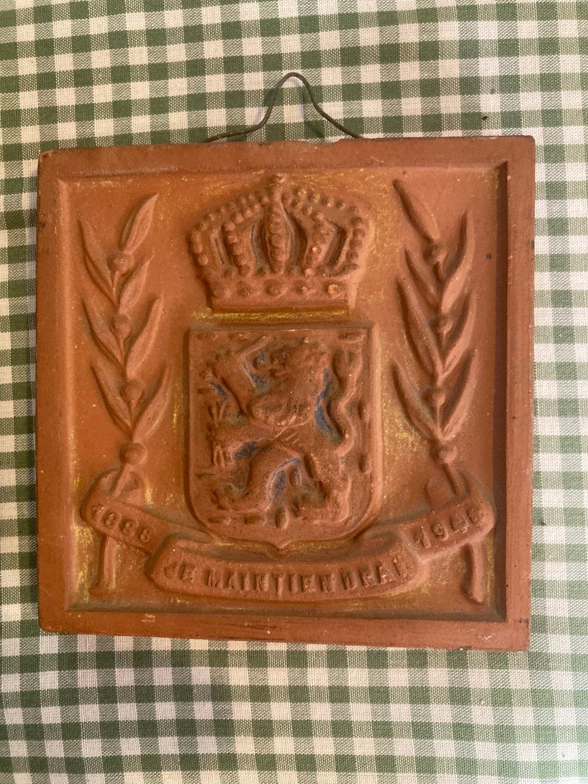 Westraven Utrecht tegeltje 1946, Antiek en Kunst, Antiek | Wandborden en Tegels, Ophalen
